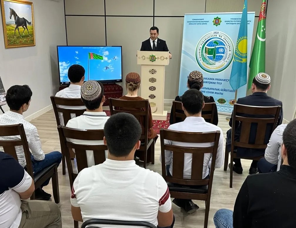 Türkmenistanyň konsullygy tarapyndan Aktau şäherinde çäre geçirildi