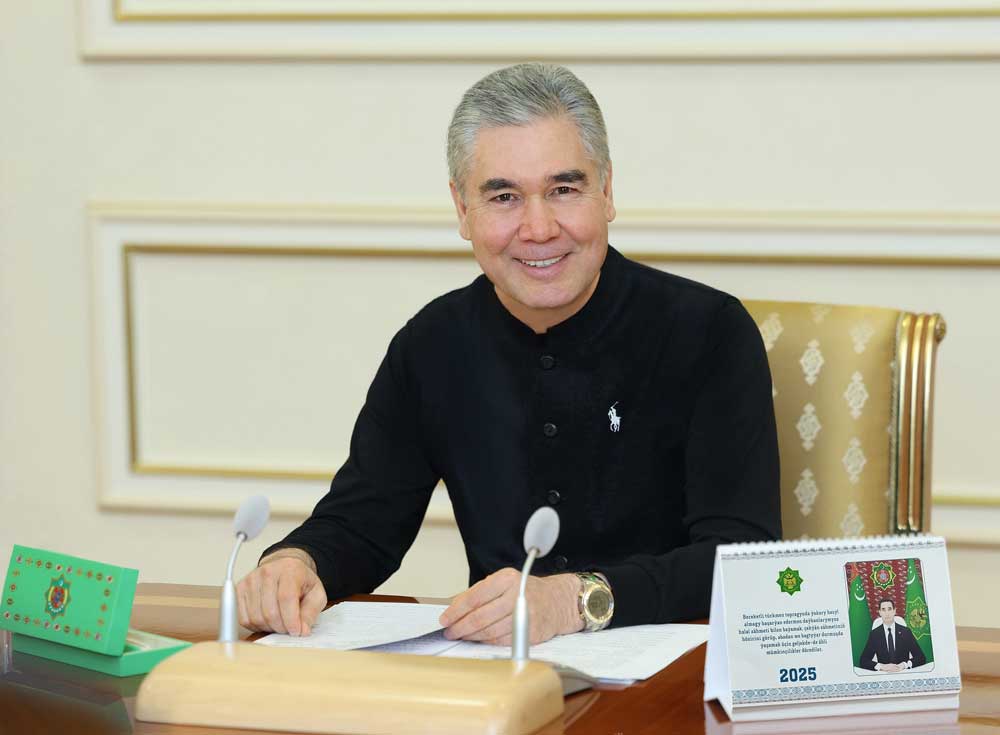 Türkmen halkynyň Milli Lideri, Türkmenistanyň Halk Maslahatynyň Başlygy Eýran Yslam Respublikasynyň Beýik liderini gutlady