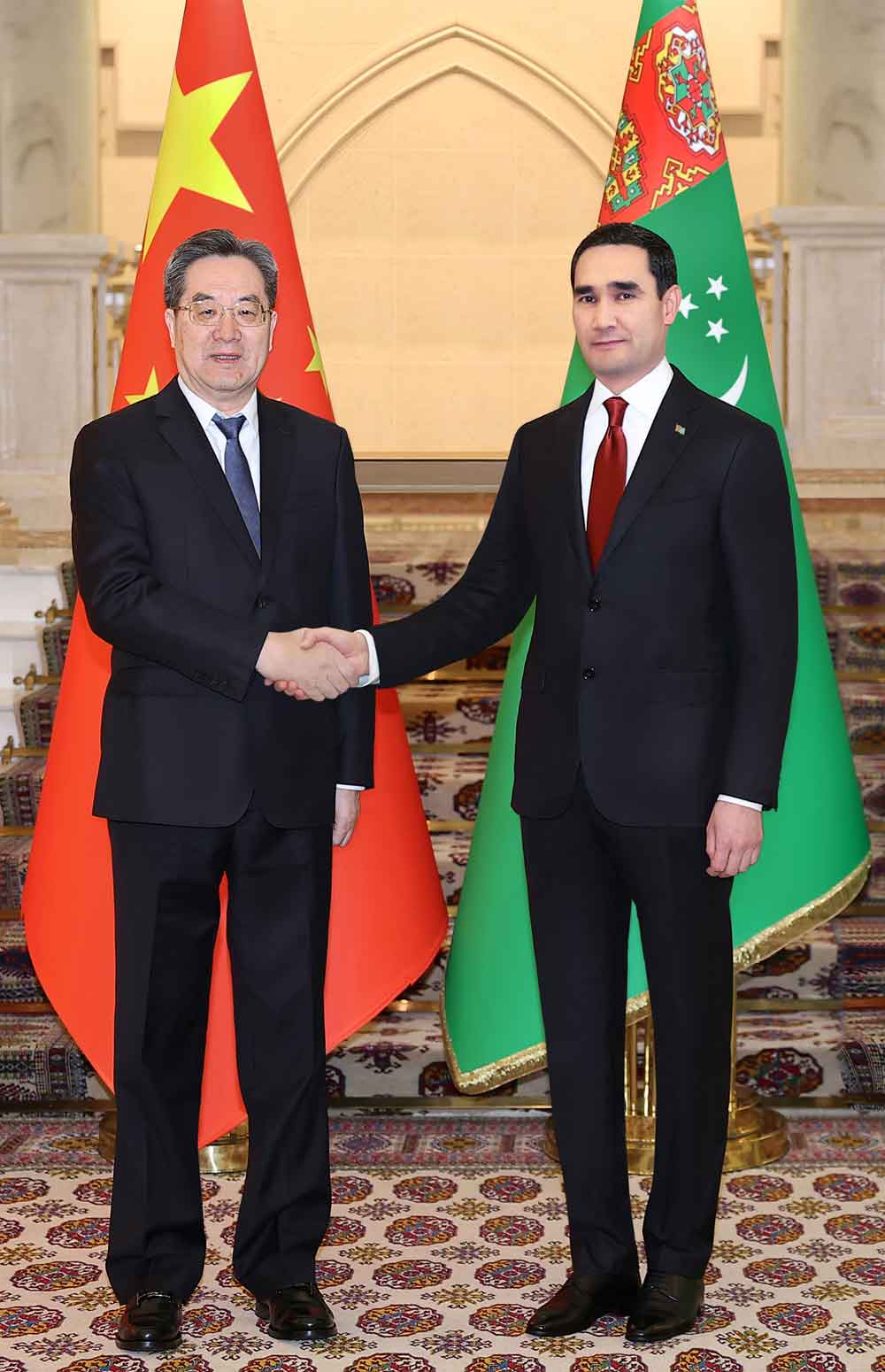 Türkmenistanyň Prezidenti HHR-iň Döwlet Geňeşiniň Premýeriniň birinji orunbasaryny kabul etdi